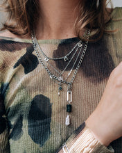 Load image into Gallery viewer, Muzo layered Necklace -Silver
