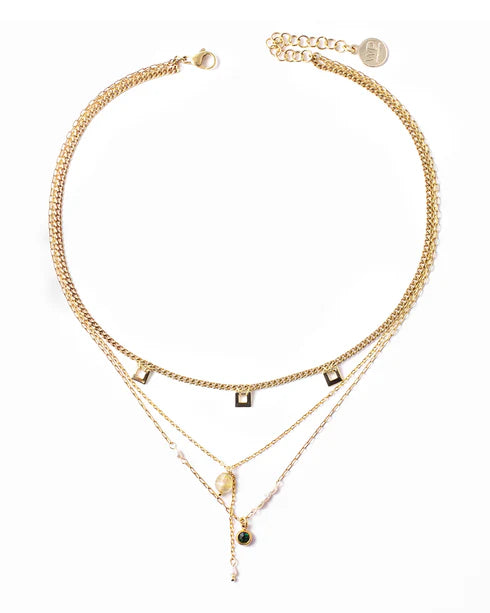 Muzo  Gold Layered Necklace
