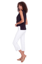 Load image into Gallery viewer, White Pull on Pant /Slit - 68041
