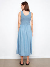 Load image into Gallery viewer, Sleeveless Maxi Dress Blue