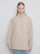 Load image into Gallery viewer, Fuzzy Jacket -6437/Almond