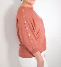 Load image into Gallery viewer, Raina Sweater-button on shoulder