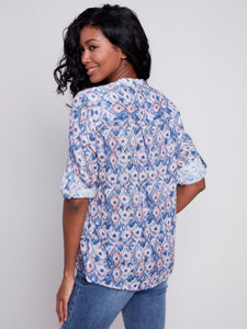 Roll Up Sleeve Top