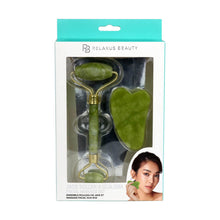 Load image into Gallery viewer, Jade Roller / Guasha Massage Set