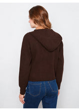 Load image into Gallery viewer, Zipper Hoodie/Pockets-6434 -coffee