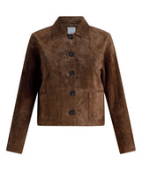 Load image into Gallery viewer, Brown Suede Jacket
