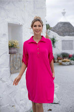 Load image into Gallery viewer, Savanna Bamboo Dress - Fushia
