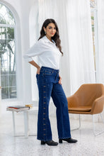 Load image into Gallery viewer, Florence Button Denim
