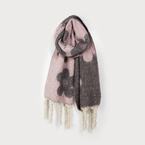 Flower Print Scarf/ 6178