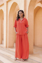 Load image into Gallery viewer, Faye Button Top - Coral
