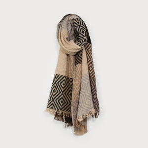 Geometric Scarf/ 6215 (lurex)