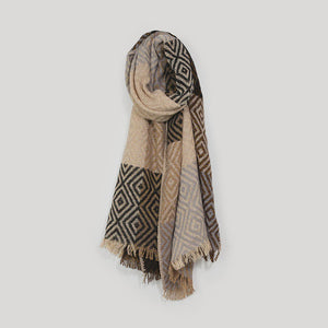 Geometric Scarf/ 6215 (lurex)