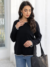 Load image into Gallery viewer, Sweetheart Trim Top-Black
