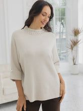 Load image into Gallery viewer, Delilah's Opaline Collar Sweater
