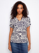 Load image into Gallery viewer, V-Neck T-shirt-Boroque
