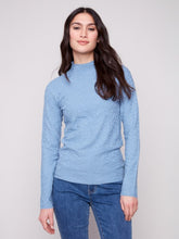 Load image into Gallery viewer, Mock Neck Sweater - Oxford -C2861
