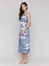 Load image into Gallery viewer, Round neck Dress Faux Knot -C3206
