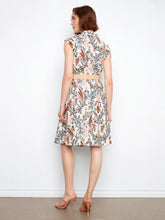 Load image into Gallery viewer, Linen Cap sleeve Dress-Belt
