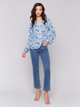 Load image into Gallery viewer, Long Sleeve Popover Blouse / 4570
