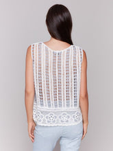 Load image into Gallery viewer, Crochet Sleeveless Top / Bluebell
