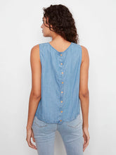 Load image into Gallery viewer, Scallop Denim Top/4698
