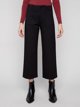 Load image into Gallery viewer, Wide leg Black Pant/Front Pocket
