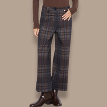 Load image into Gallery viewer, Plaid Pant/Cuff-5824
