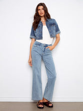 Load image into Gallery viewer, Short Sleeve Denim Jacket-6112
