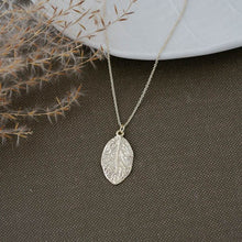 Load image into Gallery viewer, Elm Leaf Necklace
