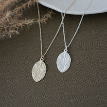 Load image into Gallery viewer, Elm Leaf Necklace
