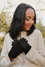 Load image into Gallery viewer, Ribbed wrist gloves/ suede
