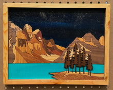 Load image into Gallery viewer, Maligne Lake   Wood Art
