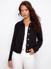 Load image into Gallery viewer, Black Linen Jacket

