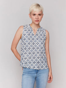 Ruffle Collar Blouse Papaya