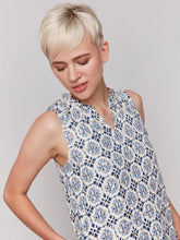 Load image into Gallery viewer, Ruffle Collar Blouse Papaya
