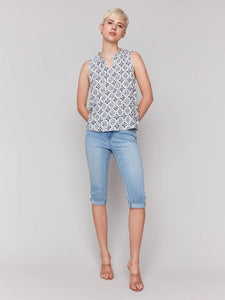 Ruffle Collar Blouse Papaya
