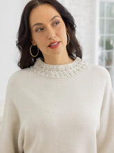 Load image into Gallery viewer, Delilah's Opaline Collar Sweater
