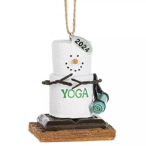 Smores Yoga Ornament