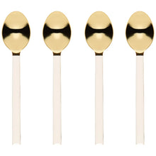 Load image into Gallery viewer, Set 4 Dessert Spoon-Ivory
