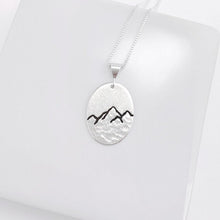 Load image into Gallery viewer, Oval Mountain Necklace
