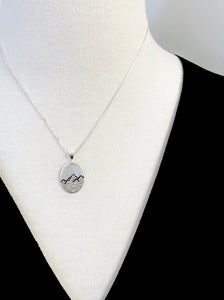 Oval Mountain Necklace